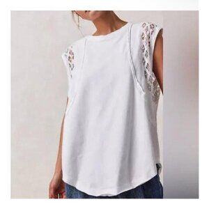 FREE PEOPLE table for two tee sleeveless Sz L NEW